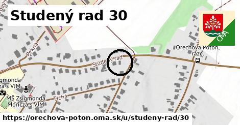 Studený rad 30, Orechová Potôň