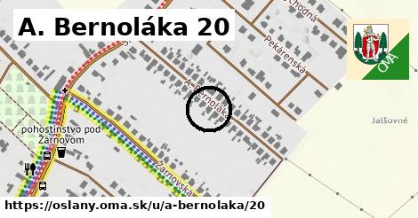 A. Bernoláka 20, Oslany