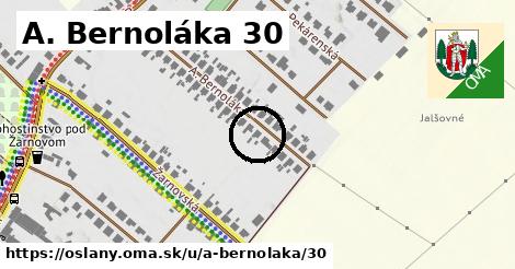 A. Bernoláka 30, Oslany