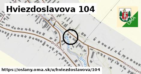 Hviezdoslavova 104, Oslany