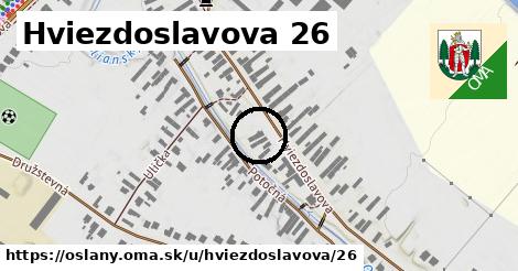 Hviezdoslavova 26, Oslany