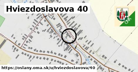 Hviezdoslavova 40, Oslany