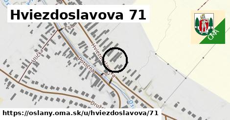 Hviezdoslavova 71, Oslany