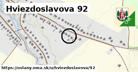 Hviezdoslavova 92, Oslany