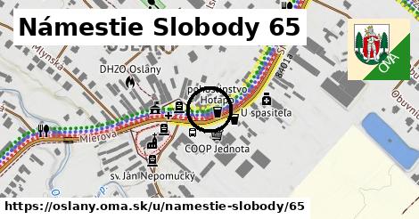 Námestie Slobody 65, Oslany