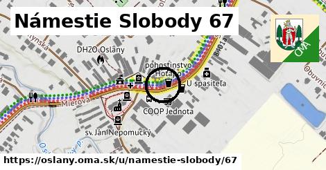 Námestie Slobody 67, Oslany