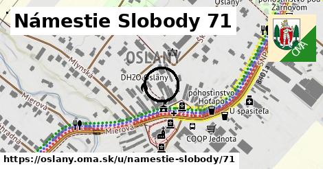 Námestie Slobody 71, Oslany