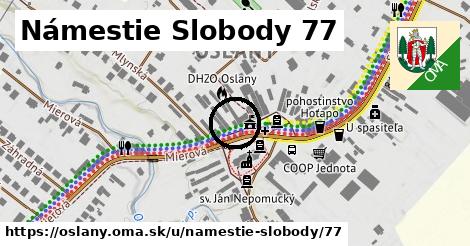 Námestie Slobody 77, Oslany