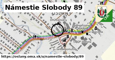 Námestie Slobody 89, Oslany