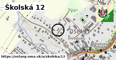 Školská 12, Oslany