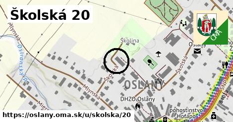 Školská 20, Oslany