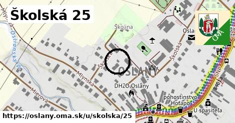 Školská 25, Oslany