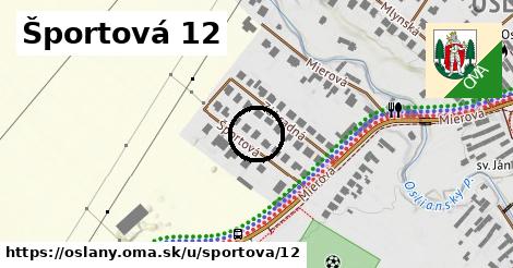 Športová 12, Oslany