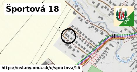 Športová 18, Oslany