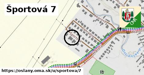 Športová 7, Oslany