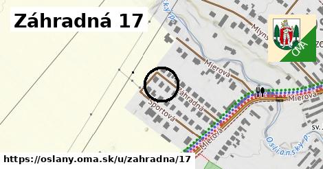 Záhradná 17, Oslany