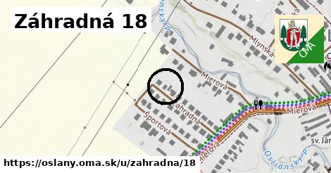 Záhradná 18, Oslany