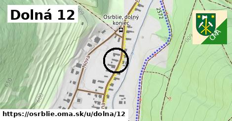 Dolná 12, Osrblie