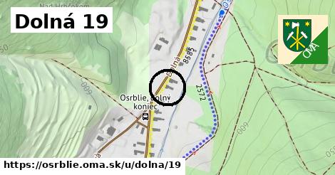 Dolná 19, Osrblie