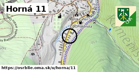 Horná 11, Osrblie