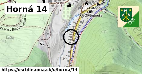 Horná 14, Osrblie