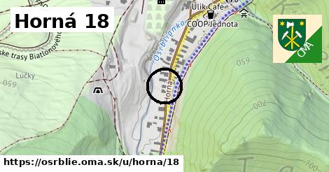 Horná 18, Osrblie