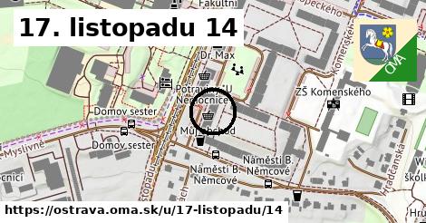 17. listopadu 14, Ostrava