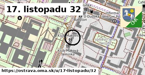 17. listopadu 32, Ostrava