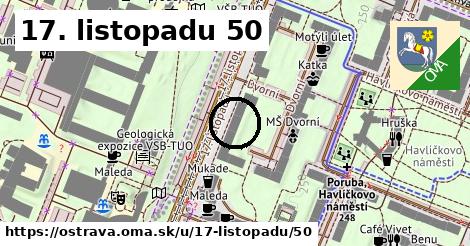 17. listopadu 50, Ostrava