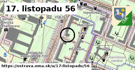 17. listopadu 56, Ostrava