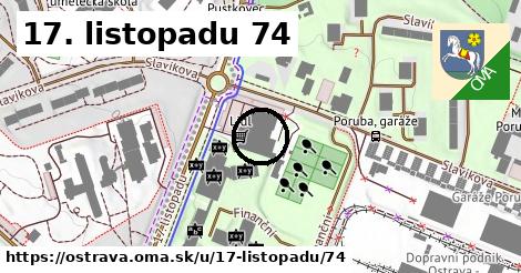 17. listopadu 74, Ostrava