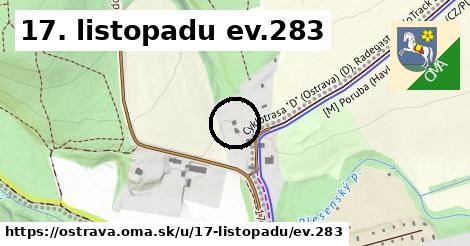 17. listopadu ev.283, Ostrava