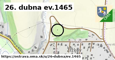 26. dubna ev.1465, Ostrava