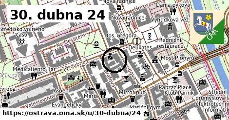 30. dubna 24, Ostrava