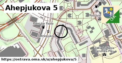 Ahepjukova 5, Ostrava