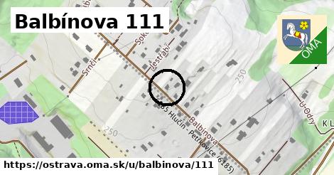 Balbínova 111, Ostrava