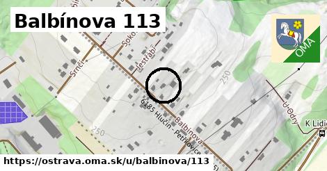 Balbínova 113, Ostrava
