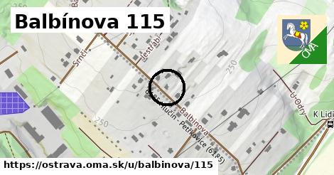 Balbínova 115, Ostrava