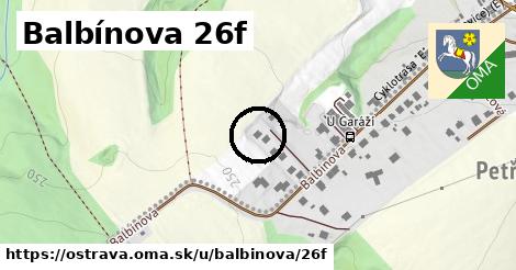 Balbínova 26f, Ostrava