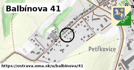 Balbínova 41, Ostrava