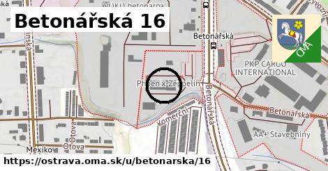 Betonářská 16, Ostrava