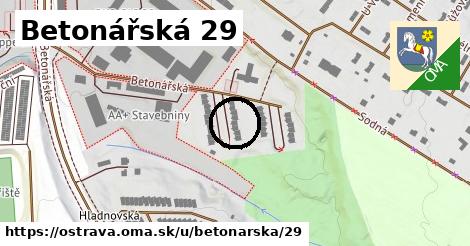 Betonářská 29, Ostrava