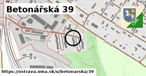 Betonářská 39, Ostrava