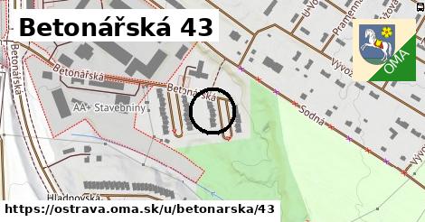 Betonářská 43, Ostrava
