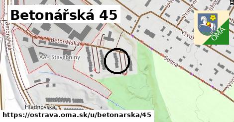 Betonářská 45, Ostrava