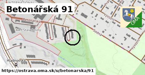 Betonářská 91, Ostrava