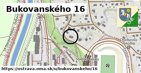 Bukovanského 16, Ostrava