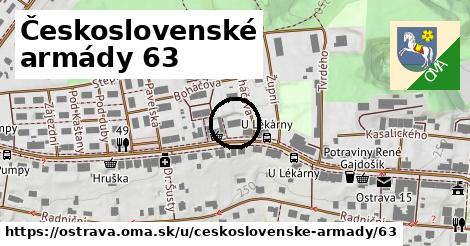 Československé armády 63, Ostrava