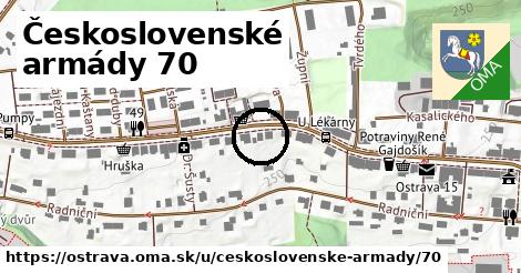 Československé armády 70, Ostrava