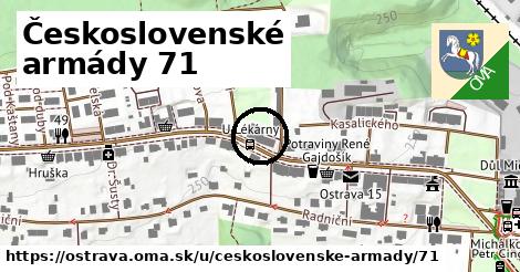 Československé armády 71, Ostrava